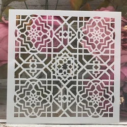 15*15cm Geometry Frame DIY Layering Stencils Wall Painting Scrapbook Coloring Embossing Album Decorative Template