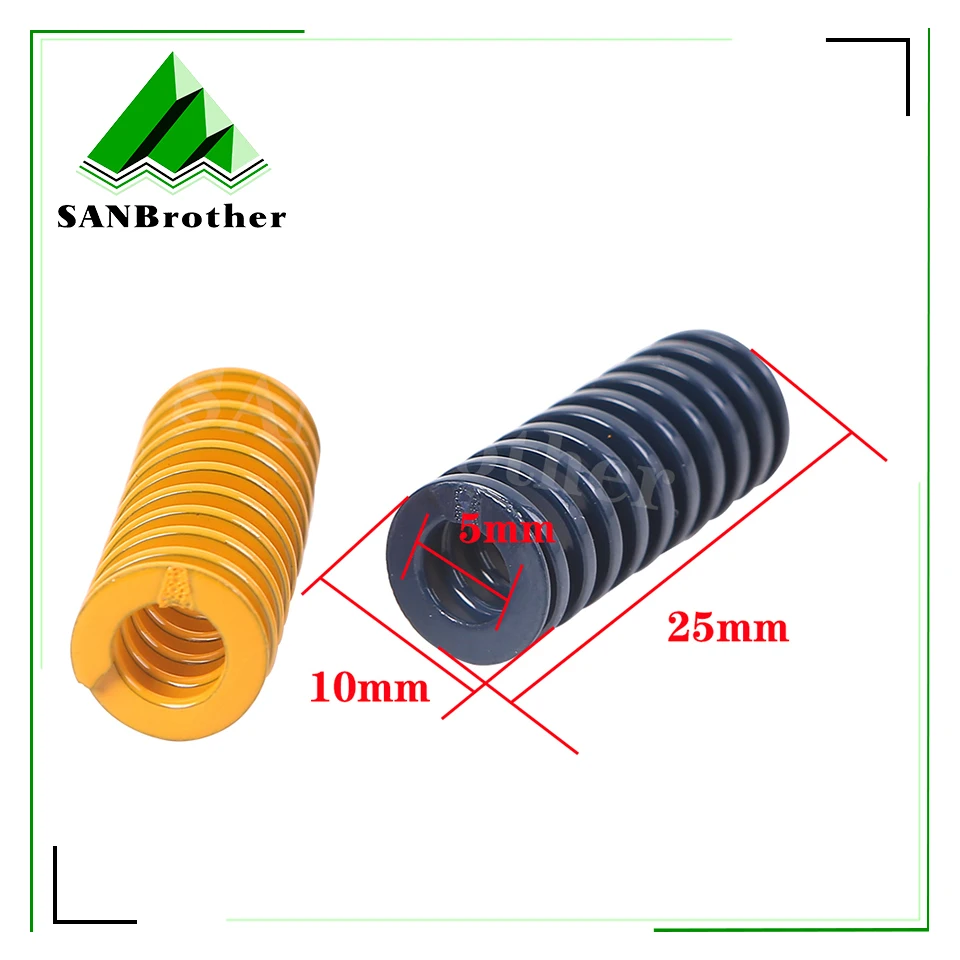 3D Printer Parts Spring Heated Bed 10*25MM Hot Plate 3D Printer Accessories Reprap Imported For Ender 3 Pro CR10 MK2A