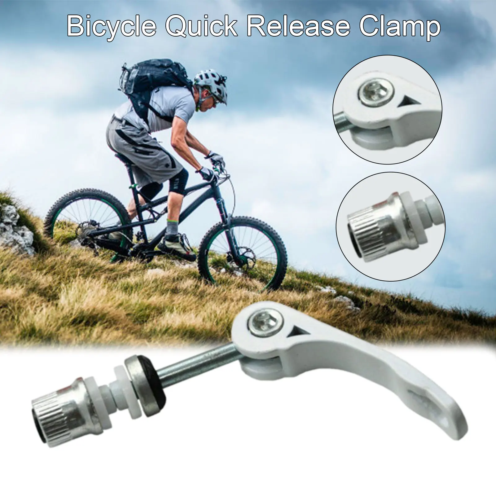 

Mountain Bike Aluminum Alloy Quick Release Bike Seat Post Clamp For The Rear Rack Of Mountain Bikes Bicycle Accessories