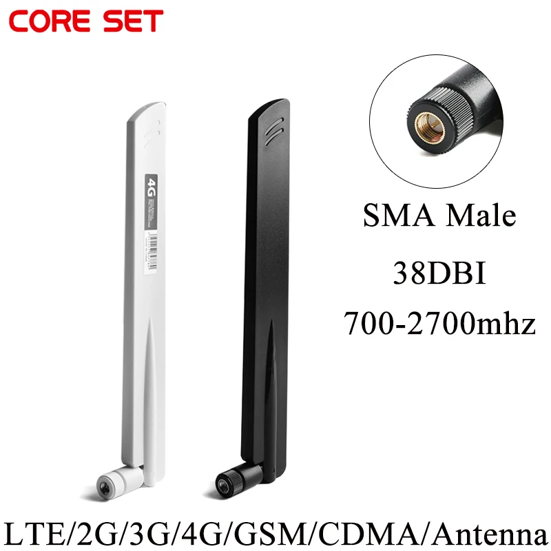 Hot 4G LTE 38DBI złącze męskie SMA antena dla GSM/CDMA 3G 4G modem router 700-2700mhz