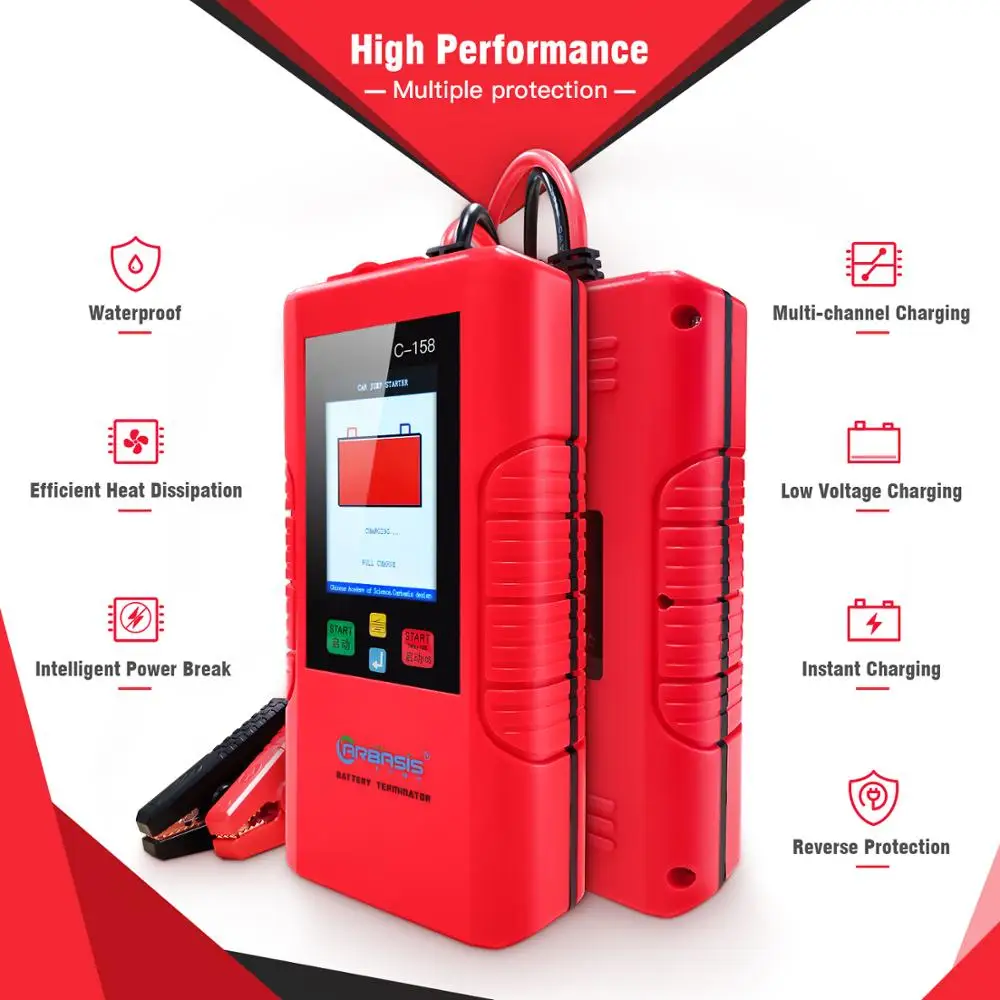 Orginal JDiag 12V SUPER CAPACITOR JUMP STARTER Without Battery No Limited Times Use New Generation Jump Starter