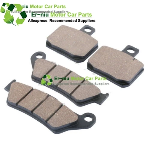 Front Rear Brake Pads For YAMAHA MAXTER 125 XQ125N YP125 YP150 MAJESTY 2001-