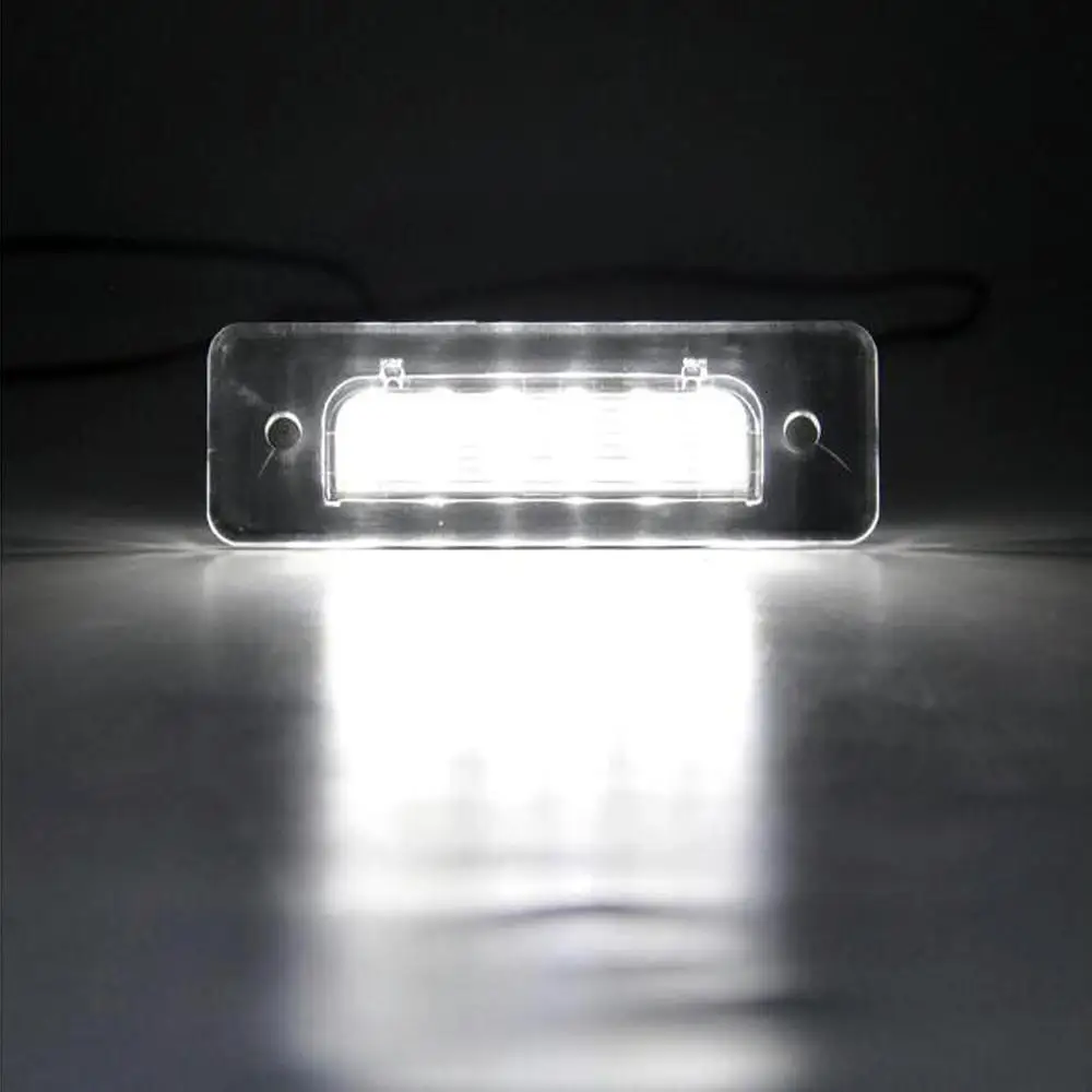 For BMW E30 E12 E28 E24 E23 E26 Z1 Car Rear White LED  License Plate Light Number Lamp