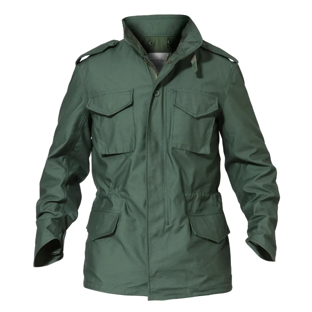 M-65 Field Jacket Winter Jacket Jungle Waterproof Jacket+Detachable Liner Windbreaker Tops  Army Tactical Hooded Coats