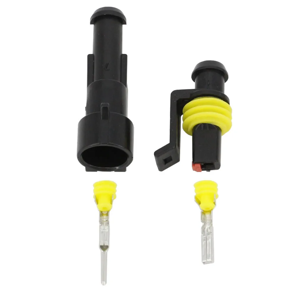 5 Sets 1 Pin 1.5mm Connectors DJ7011-1.5-11/21 Waterproof Electrical Wire Connector,Xenon lamp connector Automobile Connectors