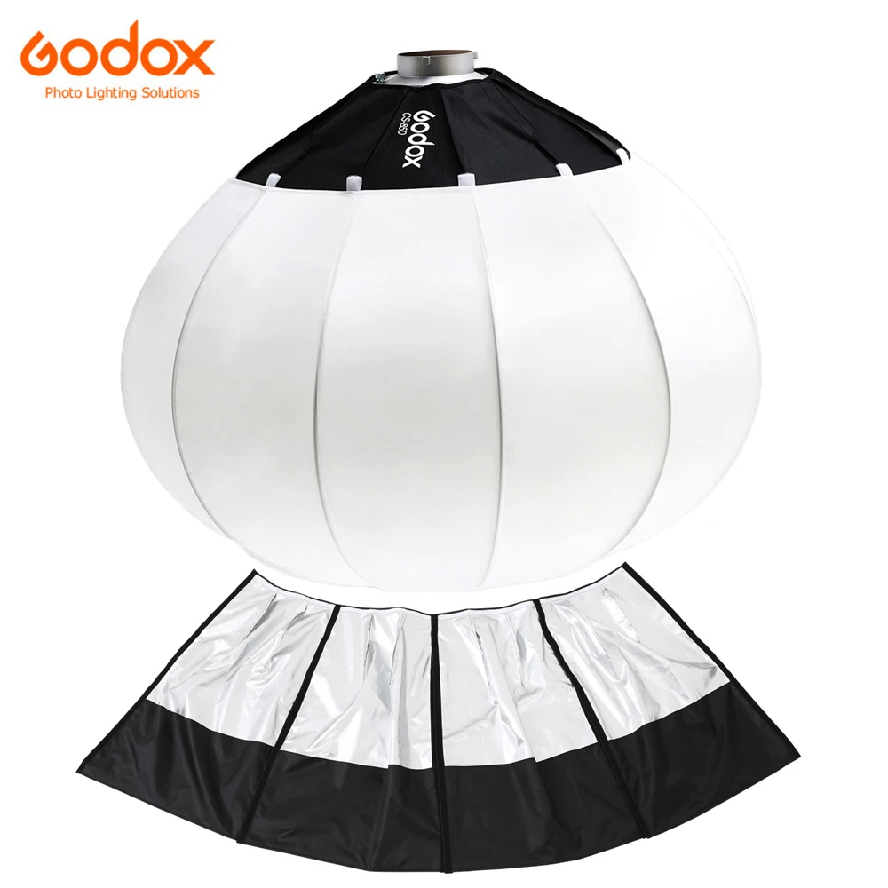 

Godox Bowens Lantern Softbox CS65D 65CM / CS85D 85CM Foldable Quick-install Round Soft Box for Studio Flash LED Continuous Light