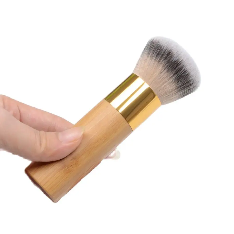 1pc #3 Powder Base makeup brush multi-functional make up bamboo handle Foundation brush Powder contour Cosmetic tools