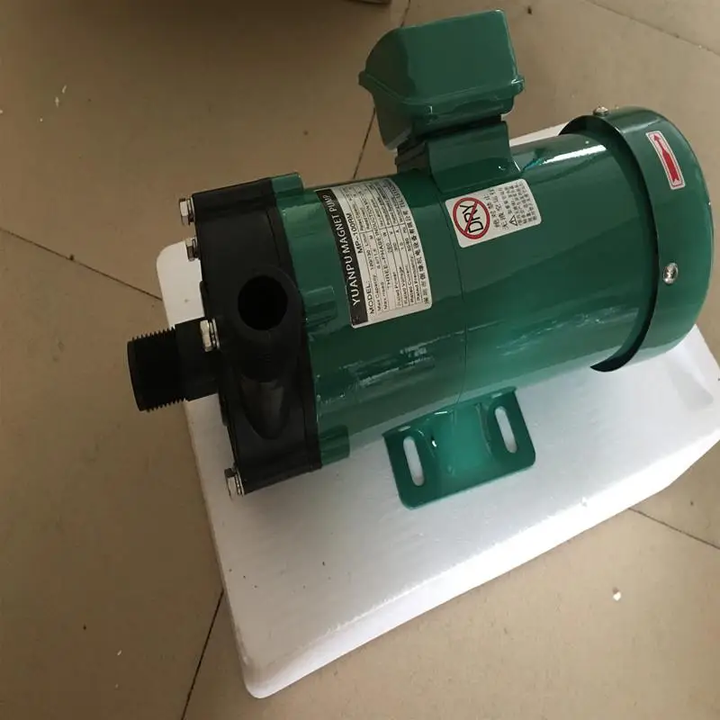 MP-100RM Magnetic Pump MD-100R Chemical Pump Electroplating Magnetic Pump Acid and Alkali Resistance Pump Plastic Sea Water Pump