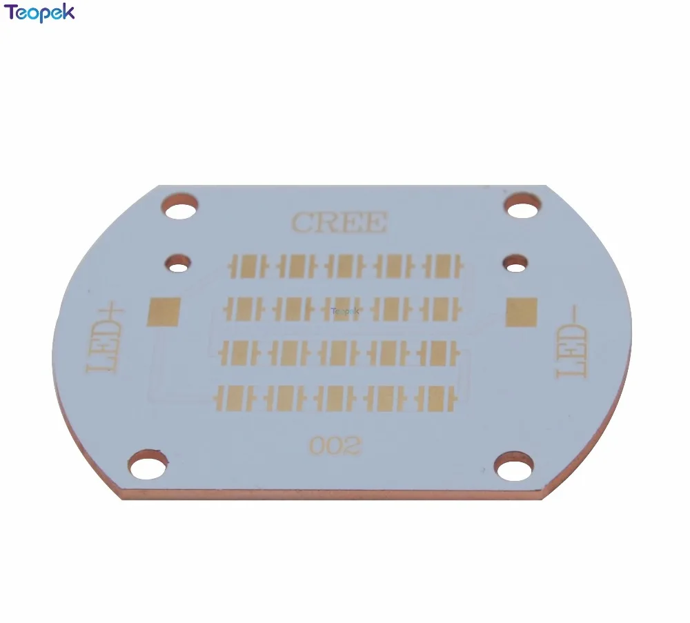 Ledクーパーpcbボードledヒートシンク熱分離ledランプlaseため10個20個3535 cree xpe xte xpg led diy