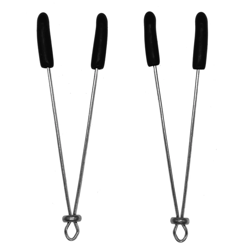 1 Pair Nipple Breast Clips Metal Nipple Clamps Clitoris Stimulator Fetish BDSM Bondage Adult Game Sex Toy For Women