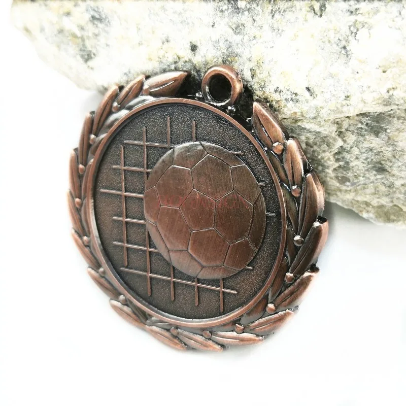 Football Match Metal Games Commemorative Gold Medal Bronze School Factory Activities 2021