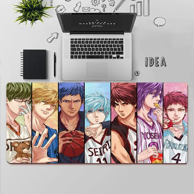 YNDFCNB Top Quality Kuroko Basketball Natural Rubber Gaming mousepad Desk Mat Free Shipping Large Mouse Pad Keyboards Mat