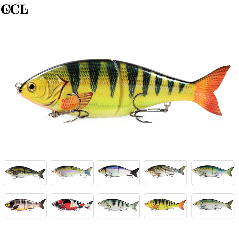 

CCLTBA 178mm 82g Shad Glider Swimbait Fishing Lures Hard Body Slow Sinking Jointed Bass Pike Lures Fishing Bait Tackle