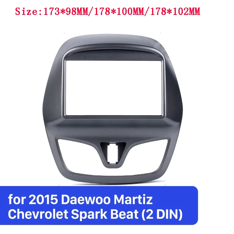 

2din Car Radio Fascias for Chevrolet Spark Beat 2015-2020 car DVD Stereo Panel Dashboard Refitting Installation Frame