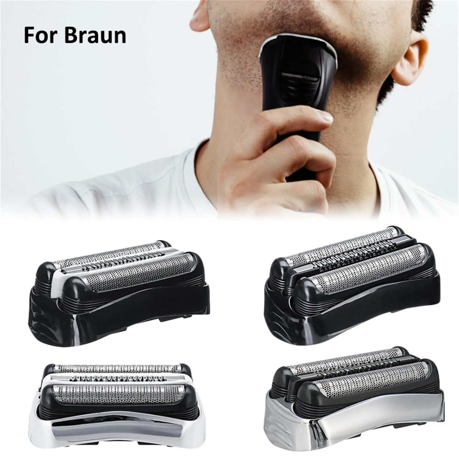 

Razor Replacement Shaver Part Cutter Accessories Men Electric Braun Cutter Head For Braun Razor 32B 32S 21B 3 Series