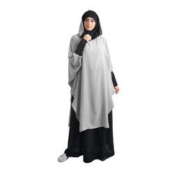 Eid Hooded Muslim Women Prayer Garment Worship Services Full Cover Khimar Gowns Abaya Large Arabic Loose Ramadan Islamic Clothes