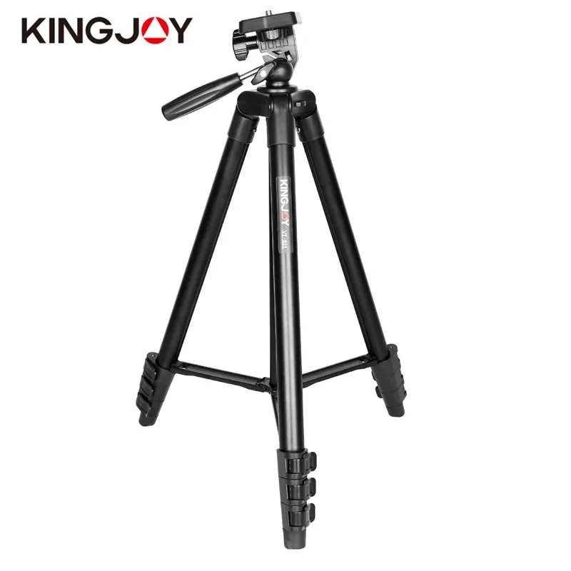 KINGJOY VT-831 легкий штатив для камеры, держатель-подставка, портативный настольный штатив для сотового телефона для смартфона, видеокамеры, фотографии