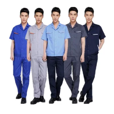 

Summer short-sleeved clothes made good quality ChangFu breathable absorbent labor insurance clothing