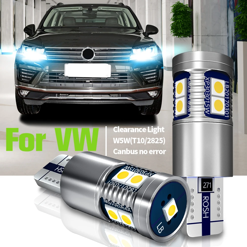 

2x LED Clearance Light W5W T10 Canbus For VW EOS Jetta Multivan Routan Phaeton Santana Scirocco mk3 Sharan Tiguan Transporter