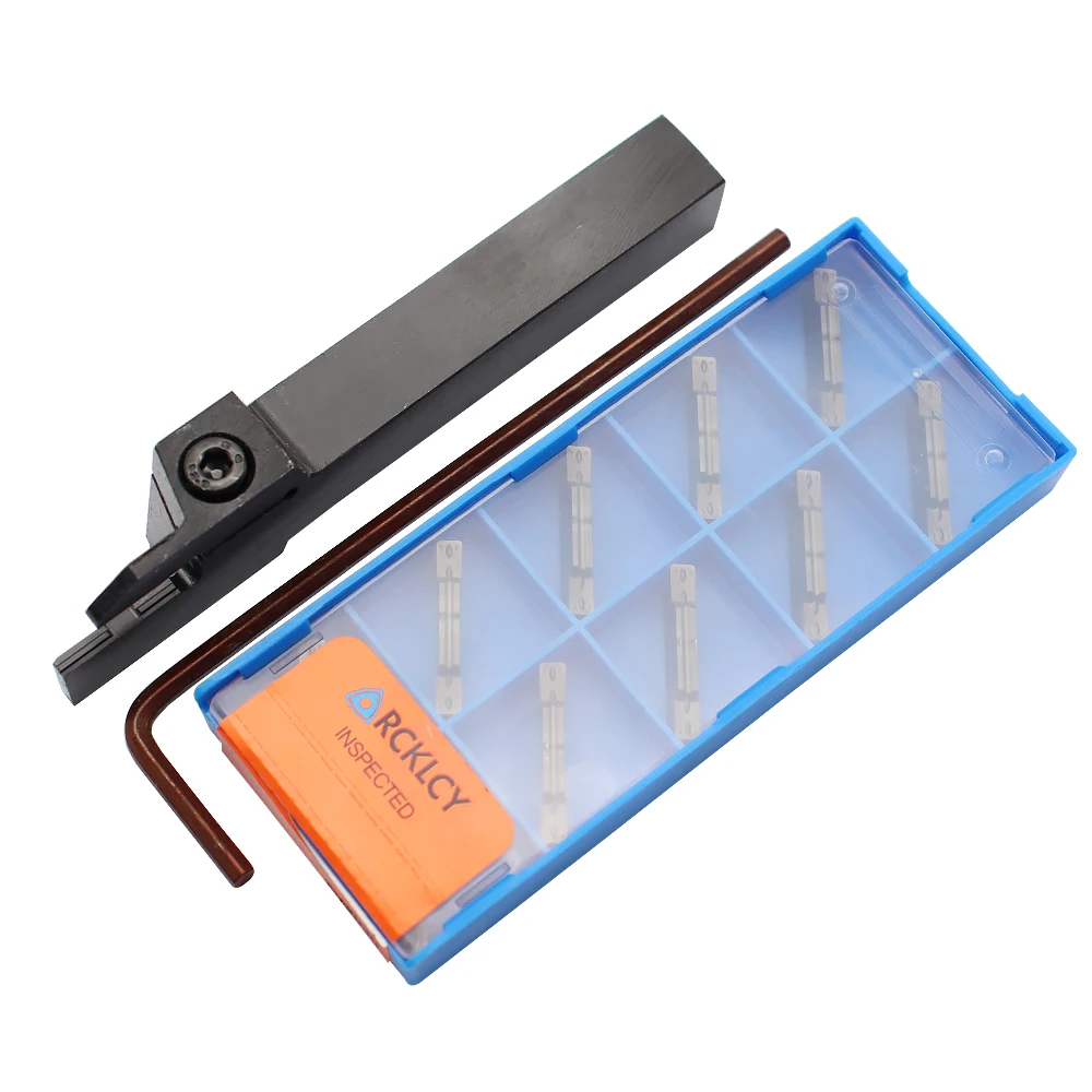 1pc mgehr1212 MGEHR1212-2 MGEHR1212-2.5 MGEHR1212-3 torneamento ferramenta titular + 10 pçs mgmn pc9030 correspondência grooving carboneto inserções