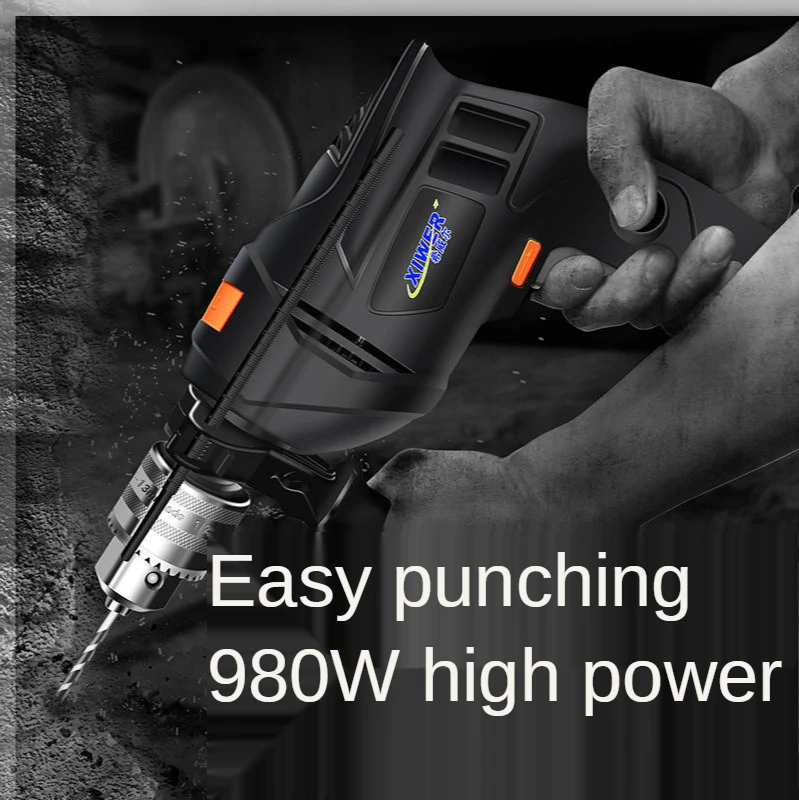 220V Household high power electric hand drill electric hammer electric pick concrete percussion drill