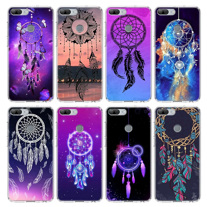 The dream catcher mandala Phone Case For Huawei Honor 10 Lite 9 50 20 8S 8X 8A Pro 9X Y5 Y6 Y7 Y9S P Smart Z 2019 2021 Soft