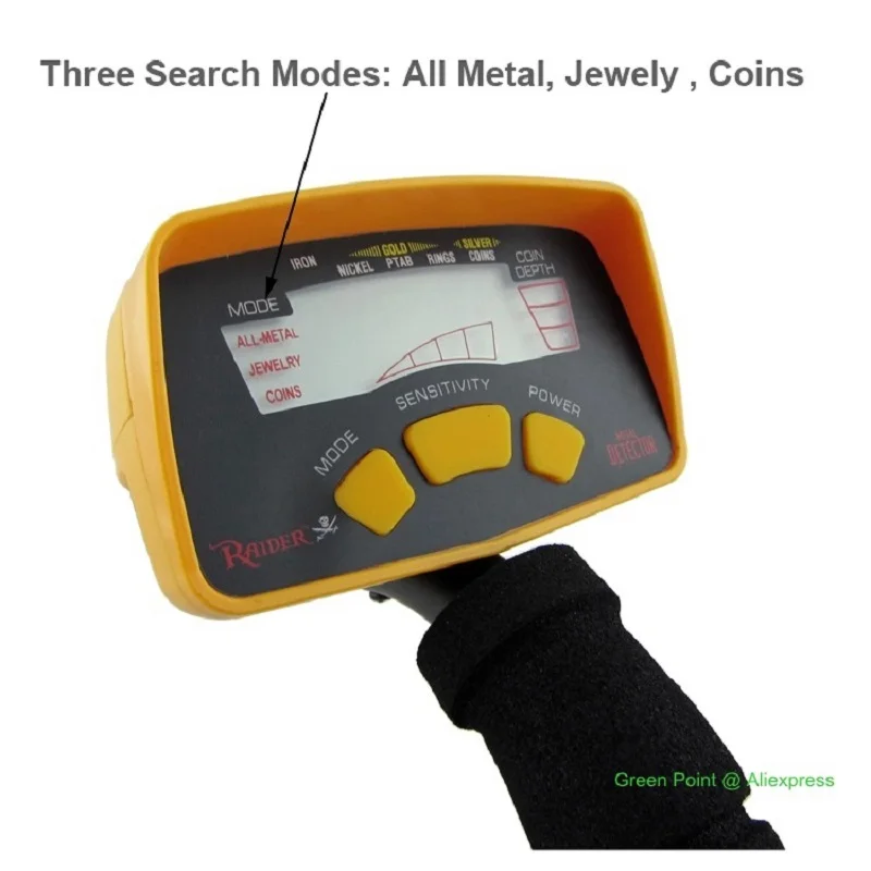 MD-6150 detectores de metais subterrâneos profissional caçador de tesouros portátil do escavador de ouro com display lcd que procura ferramentas do equipamento