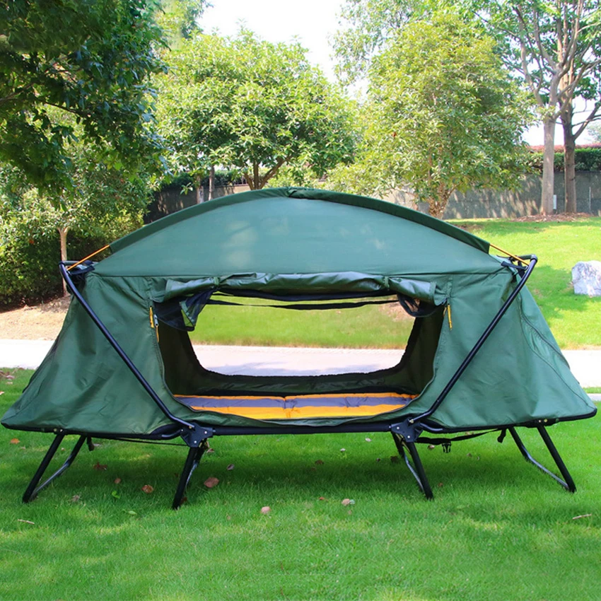 Single Person Off-Ground Camping Tent Bed Avoid Build Mountaineering Fishing Beach Travel Shelter Outdoor Anti-UV Waterproof