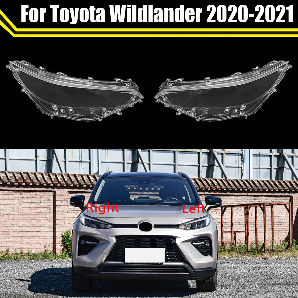 

Auto Case For Toyota Wildlander 2020 2021 Car Front Headlight Glass Lamp Shell Lens Head Light Caps Cover Transparent Lampshade