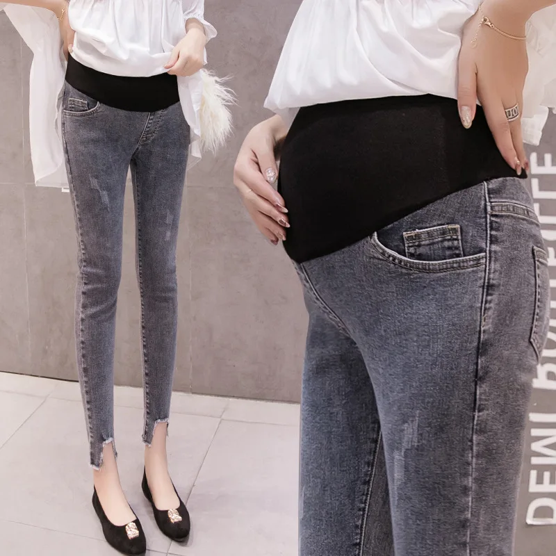 Maternity Pants Summer Jeans Pregnancy Clothes For Pregnant Women Nursing Clothing Trousers Overalls Denim Prop Belly Legging