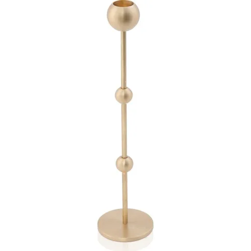 Lukrea Brass Long Bulk Candlestick Dubai Middle Size