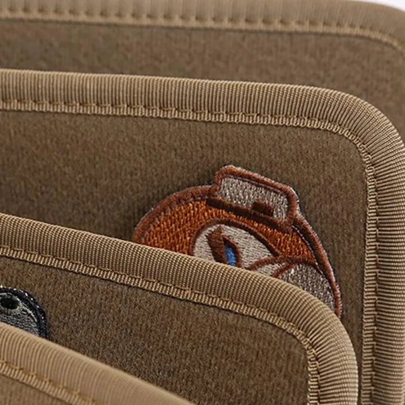 DulMorale-Autocollant magique pliable pour le camping et la chasse, porte-patch en polymère