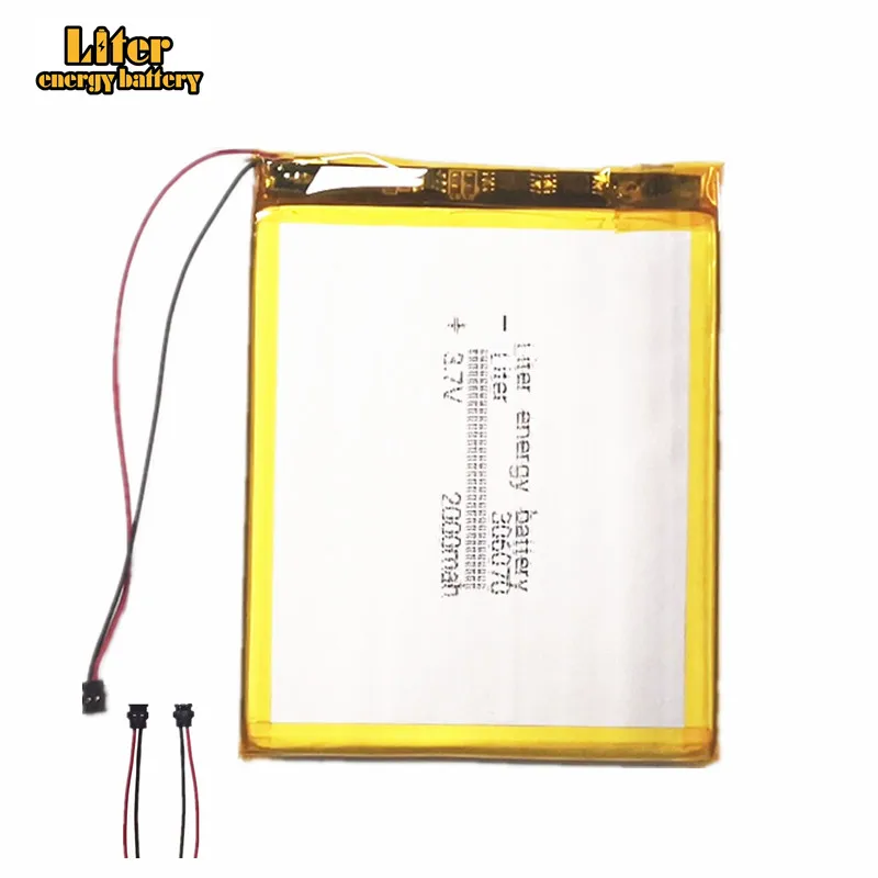 Oryginalne złącze 3.7v 306070 2000mAh bateria do PocketBook 626 615 627 Touch Lux 3 626Plus 632