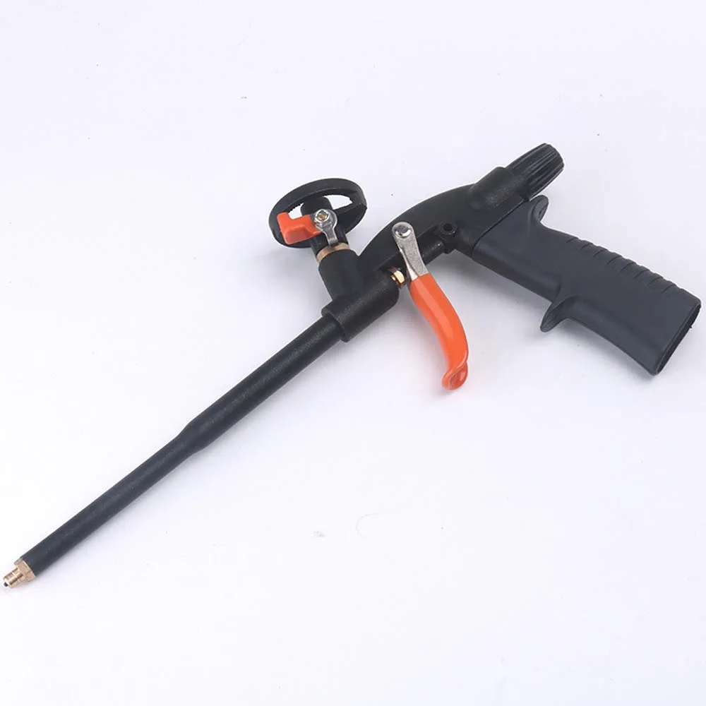 Pistolet Spécial en PolyVrac pour Mastic D.lique, Mousse PU, Extensible, Application de Pulvérisation, Longueur 32cm