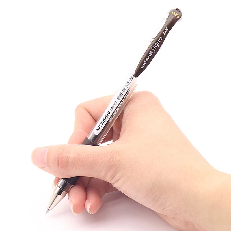 12 Pcs/Lot Mitsubishi Uni Um-151 Ball Signo Gel Ink Pen 0.38 mm  Pens 20 color selection Writing Supplies wholesale