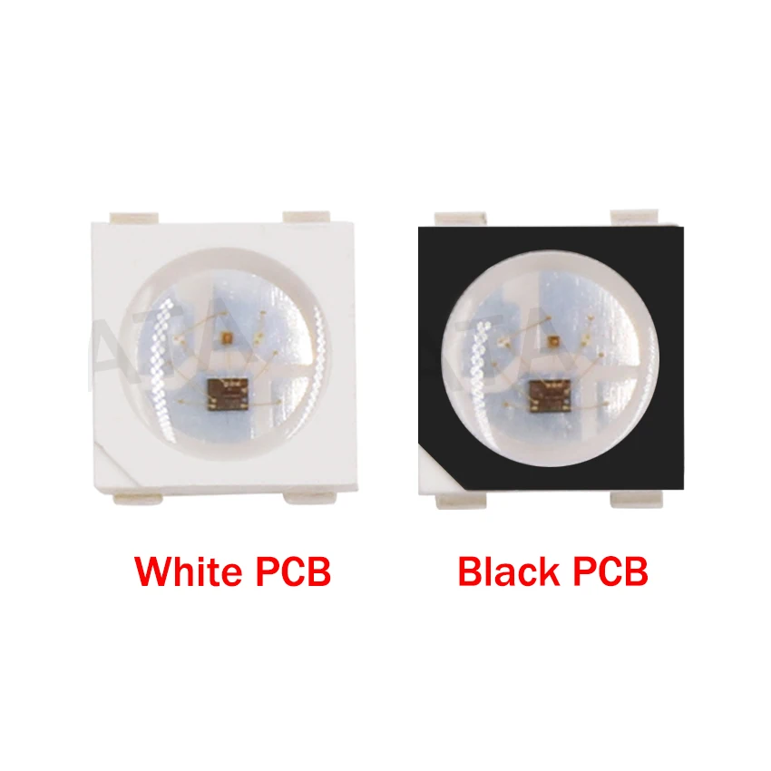 Individually Addressable SK6812 Mini 3535 5050 SMD RGB LED Chip Digital Pixels White/Black as WS2812B Leds DC5V 2~1500Pcs