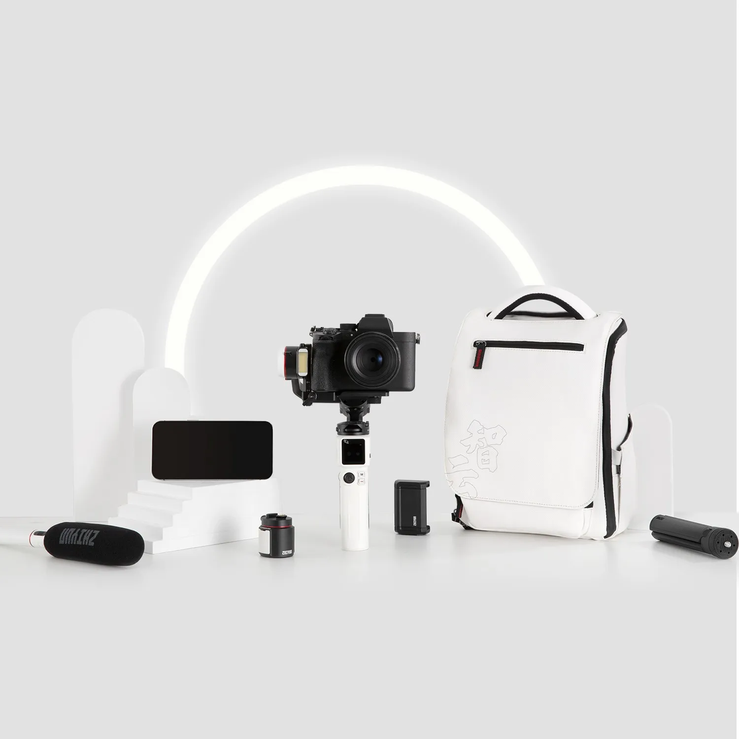 Zhiyun-estabilizador de cardán de mano Crane M3 de 3 ejes para cámaras DSLR sin Espejo, Smartphone, iPhone, Samsung, Gopro Crane M M2, actualización