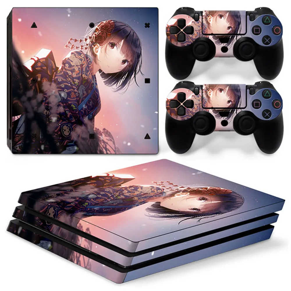 printing vinyl skin sticker for ps4 pro console controller decal cover