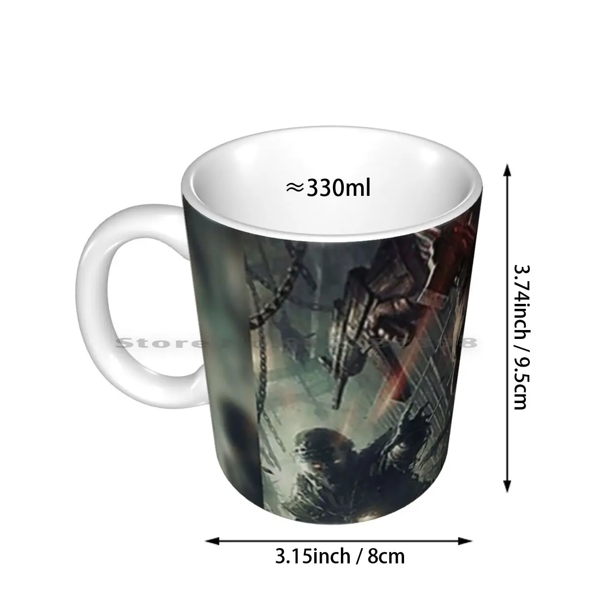 Blood Of The Dead Bo4-Ceramic Mugs Coffee Cups Milk Tea Mug Botd Blood Of The Dead Bo4 Black Ops 4 Botd Bo4 Black Ops 4 Black