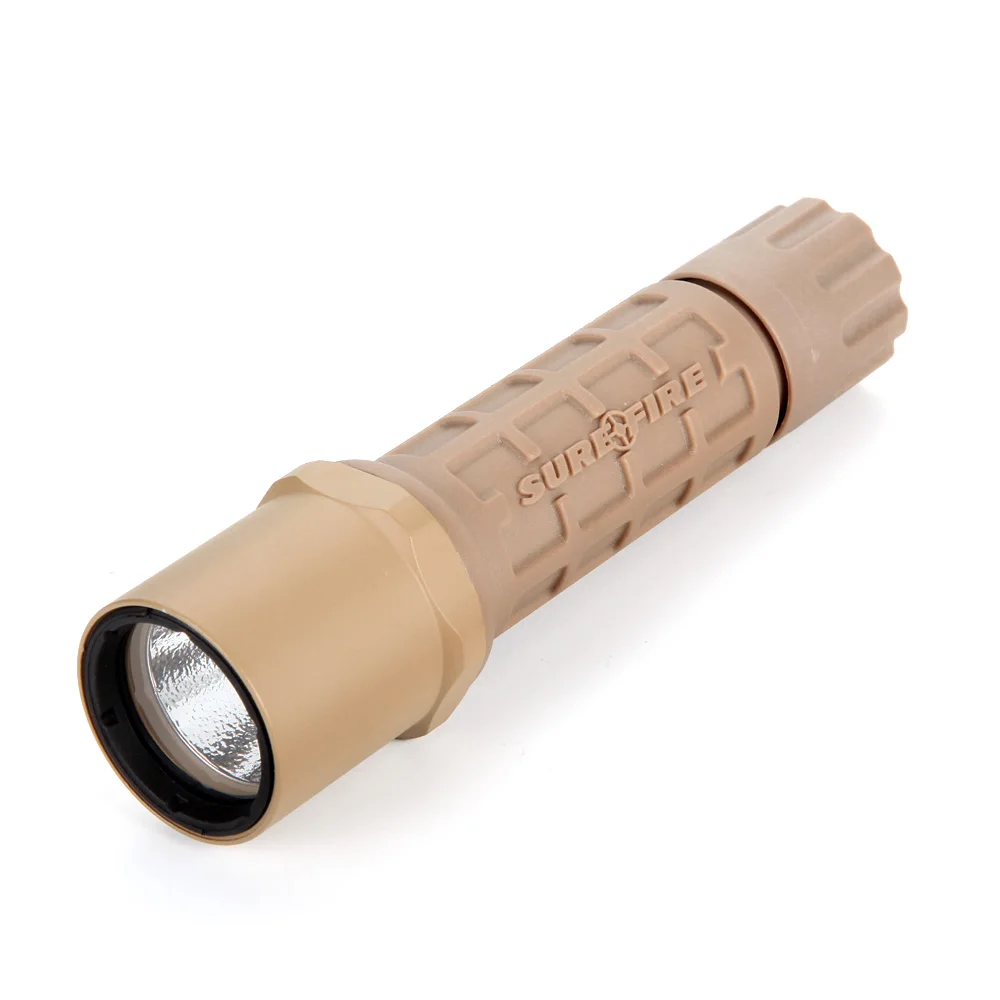 Inter NipDulch Torch Flash Light, Lampe de poche LED 600 lumens, utiliser une batterie 2x16340 RCR123A pour Surefire Fox AG2X-D-BK