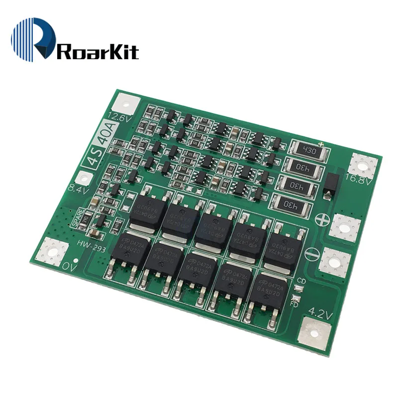 3S/4S 40A 60A Li-ion płyta zabezpieczająca baterię litową 18650 PCB BMS dla silnik do wiertarki 11.1V 12.6V/14.8V 16.8V wzmocnienie/równowaga