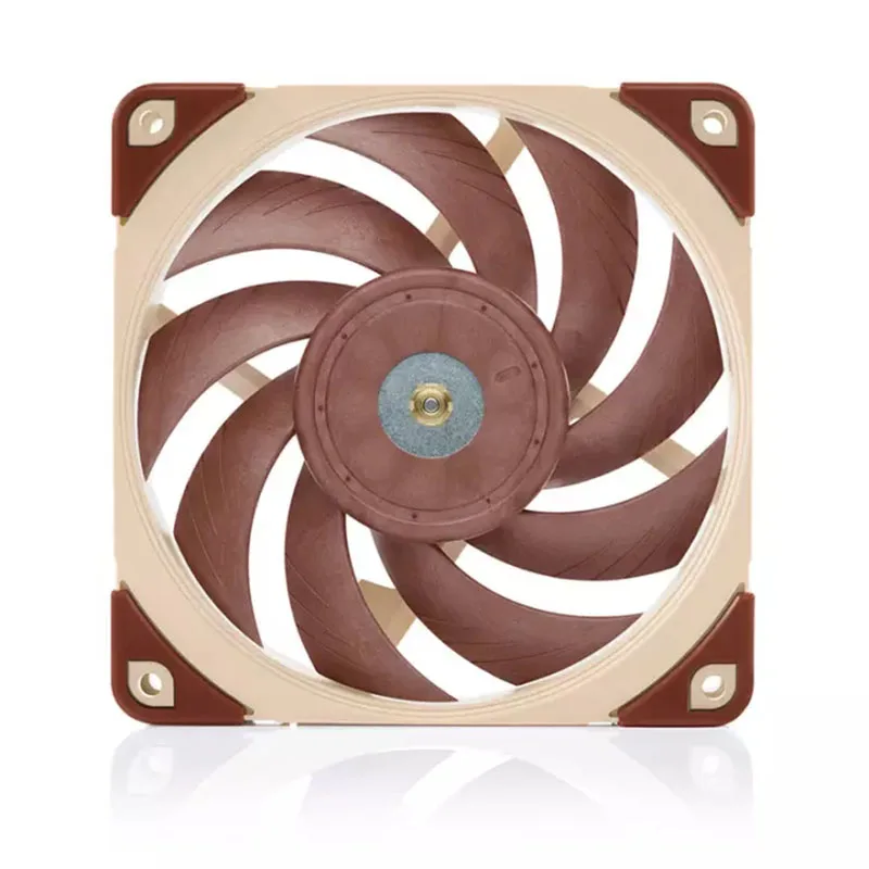 Noctua NF-A12x25 PWM, ventilatore silenzioso Premium con cavo adattatore di alimentazione USB, 4 Pin, versione 5V (120mm, marrone)