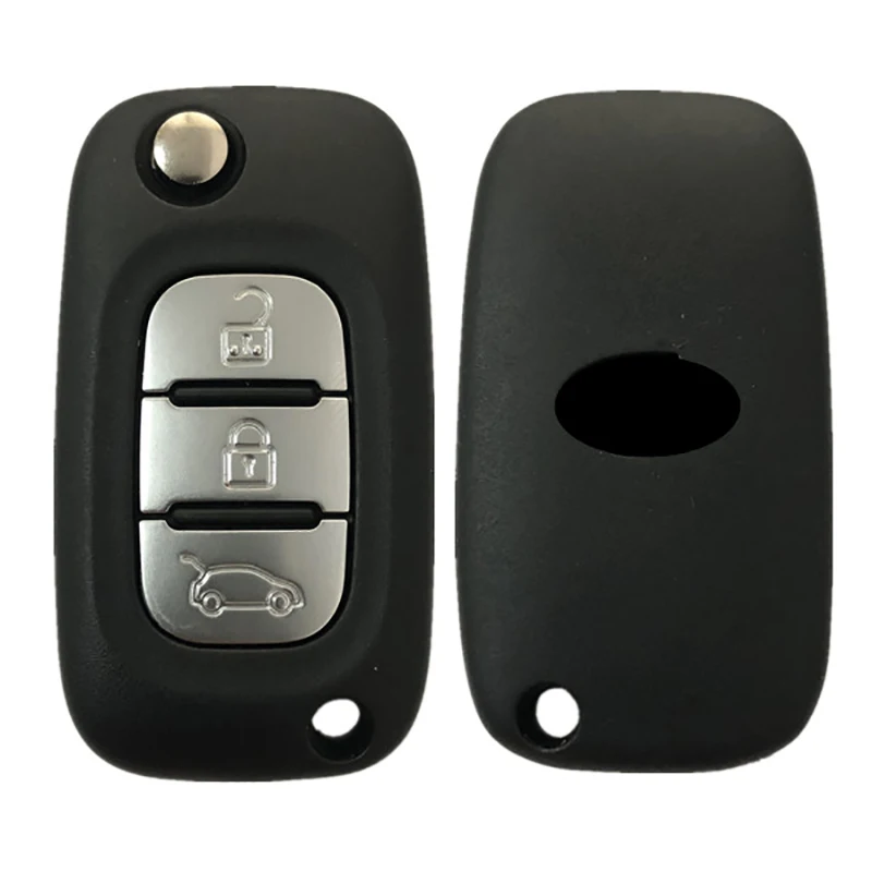 CN010054 Aftermarket Smart Remote Car Auto Key Control Fob for Renault SM3 Fluence 3 Button Flip PCF7961 433mhz Fsk Without Logo