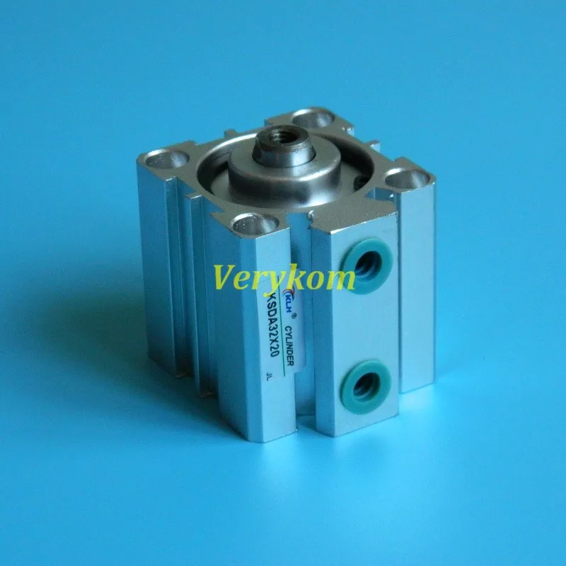 هوائي مدمج اسطوانة تتحمل 20 مللي متر Airtac نوع SDA20X10/20/30/40/50/60S SDA 20x50 20-20 20*50 20*40 البسيطة واحدة قضيب مكبس الهواء