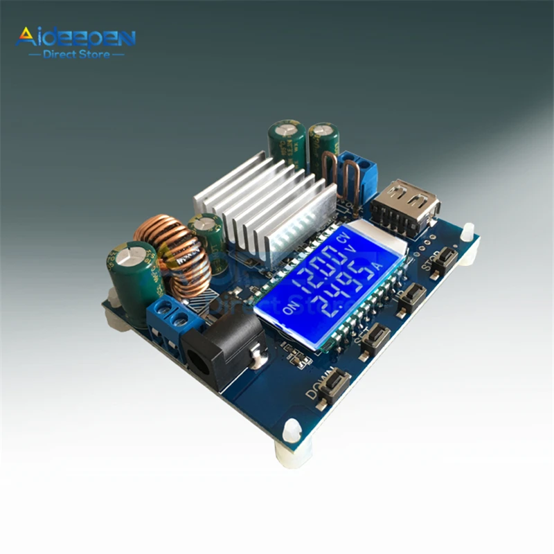 SK35L DC 0.6-30V 4A 35W 5V 6V 9V 12V 24V Boost/Buck CC CV Regulated Adjustable DC Power supply Module laboratory power supply