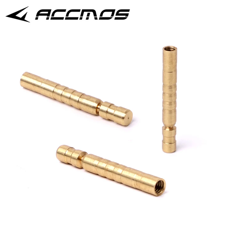 12/24/50pcs Archery Arrow Insert Copper 75grain 5.2mm Carbon Rod Arrow Shaft Replacement Arrowhead