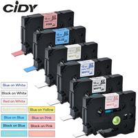 Fabric Iron-on Label TZ-FA3 tz-FA231 for 12mm*3m blue on white label tape TZ FA3 for P-touch printer PT-E100B