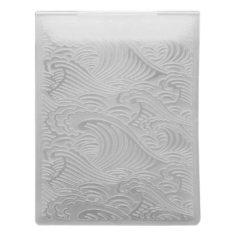 

Sea Wave Cloud Background DIY Cutting Dies Scrapbooking Embossing Folder Craft G32A