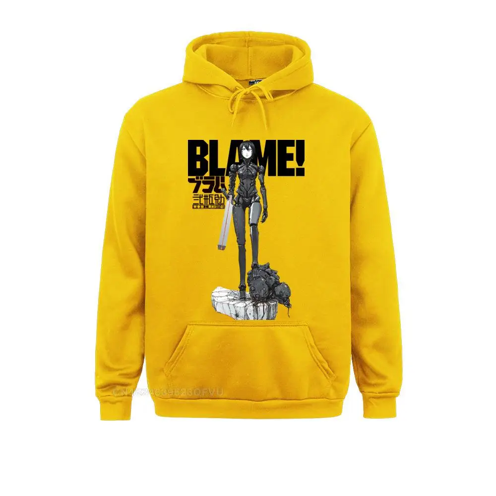 Blame Pullover Hoodie Men's Hipster Hoodie Anime Sidonia Manga Heavy Industries Nihei Tsutomu Anime Harajuku Men Male Camisa