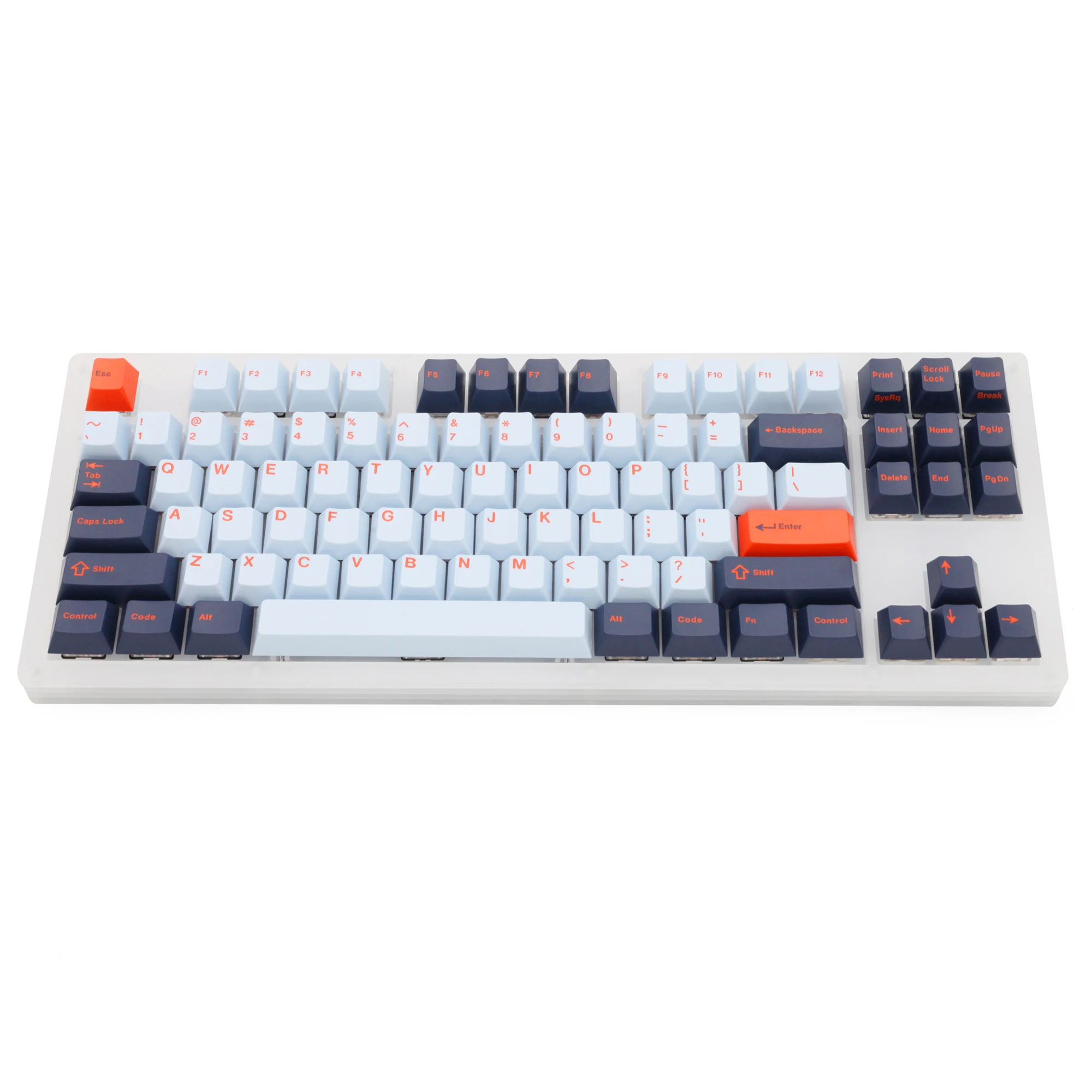 

Womier 87 key K87 Mechanical Keyboard kit 80% 87 TKL PCB CASE hot swappable switch support lighting effects with RGB switch led